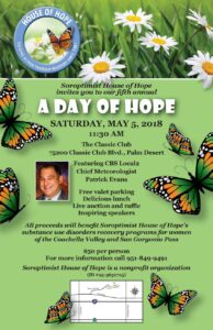 Join Us for “A Day of Hope”, May 5, 2018